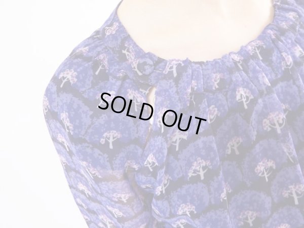 画像5: ★未使用*レトロな木の柄ワンピース