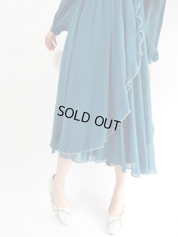 画像4: ★立体ドットエレガントフレアーワンピース