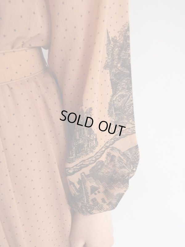 画像5: ★お家と馬車にミニドット柄ワンピ