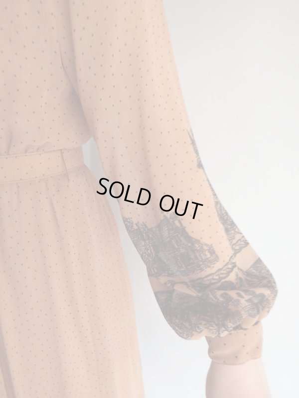 画像6: ★お家と馬車にミニドット柄ワンピ