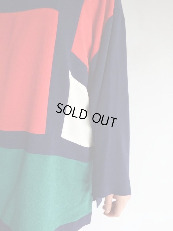 画像6: ★ブロッキングデザイントップス