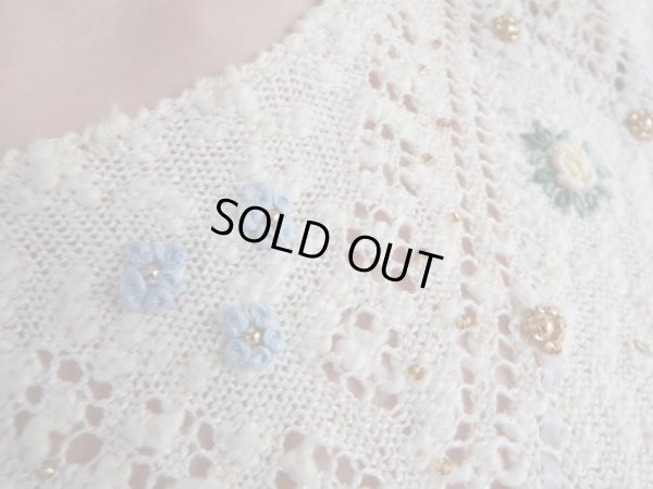 画像6: ★とびきりキュートなお花刺繍ニット