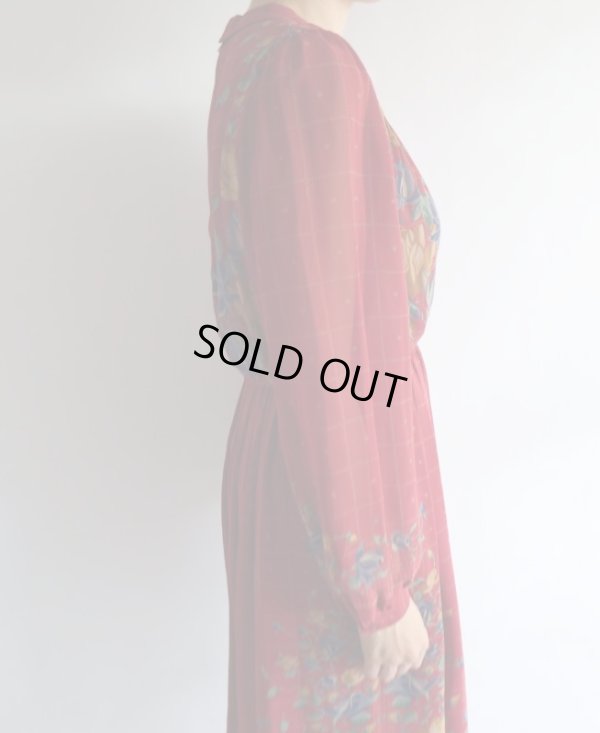 画像3: ★レトロクラシカルな薔薇ワンピ