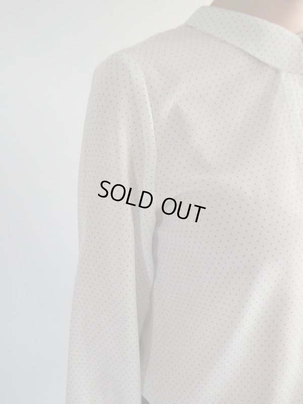 画像3: ★濃紺ミニドット柄ブラウス