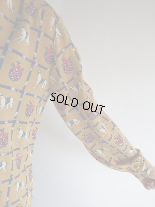 画像4: ★馬とベルト柄の透け感ブラウス