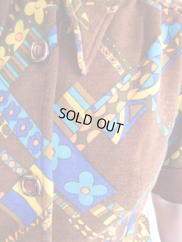 画像7: ★お仕立て品*レトロポップなお花ちゃんワンピ