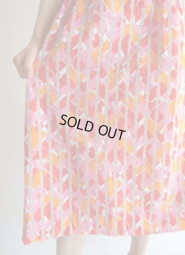 画像7: ★未使用*コットン素材の棒タイリボンワンピ