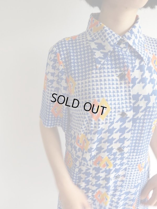 画像5: ★レトロモダン柄ワンピ