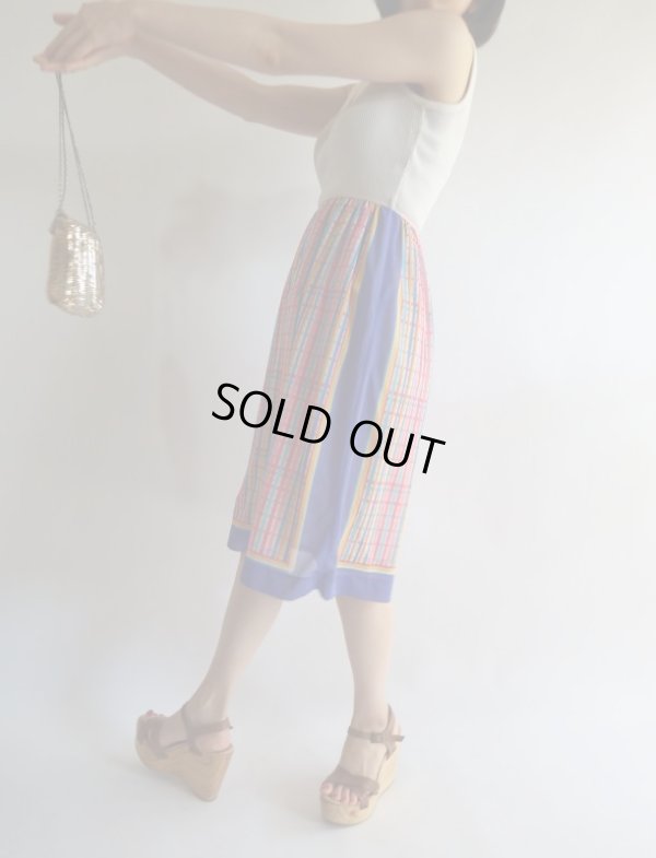 画像3: ★カラフル配色ラインの切り替えワンピ