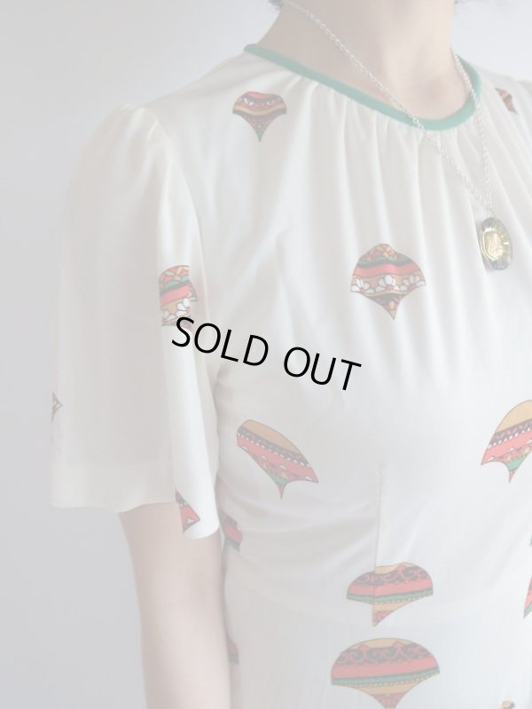 画像4: ★レトロキュートなお花ちゃんワンピ