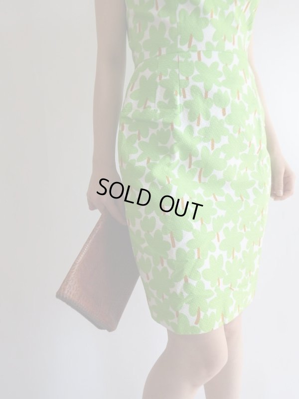 画像7: 超美品*コットン素材の木柄ワンピ【送料無料】