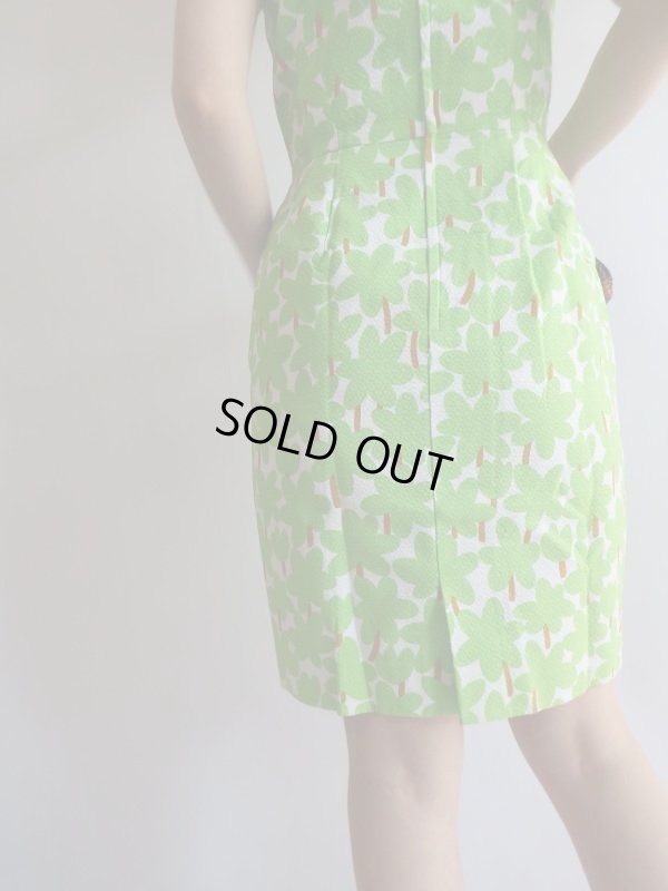 画像8: 超美品*コットン素材の木柄ワンピ【送料無料】