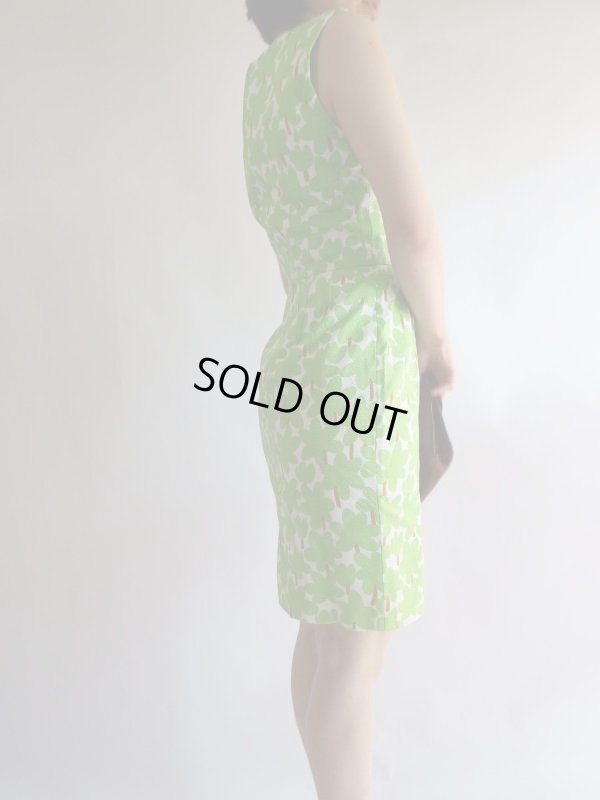 画像3: 超美品*コットン素材の木柄ワンピ【送料無料】