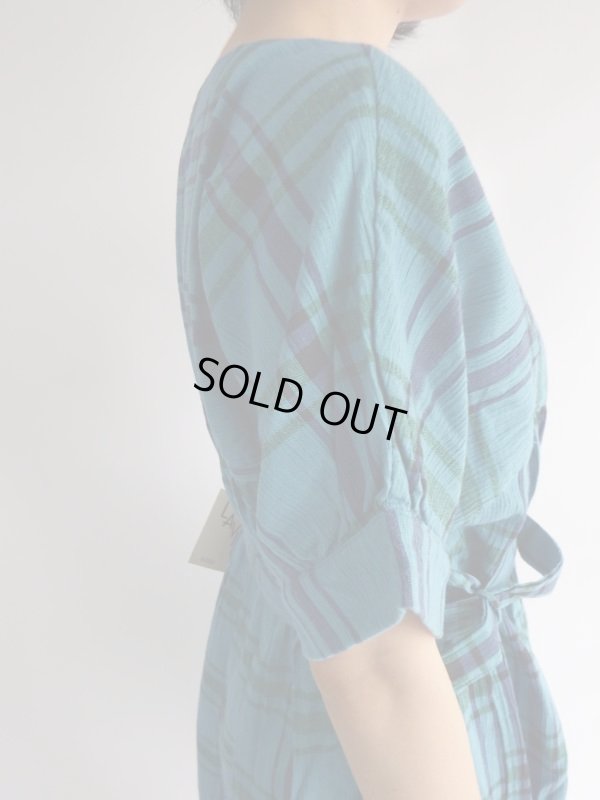 画像10: ★未使用*コットン素材の格子柄ワンピ