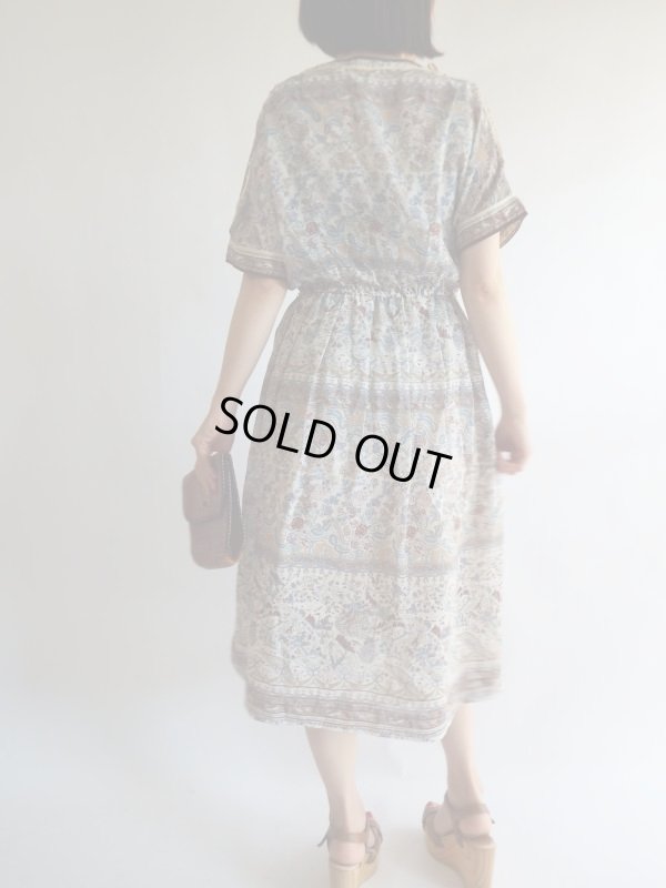 画像4: ★鳥さんと花柄のショルダーリボンワンピ