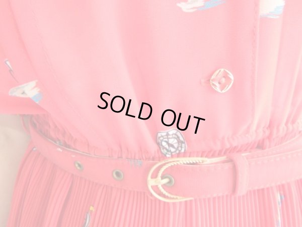 画像6: ★ヨット柄のマリンワンピ