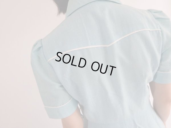 画像5: ★水色×白vintageワンピ