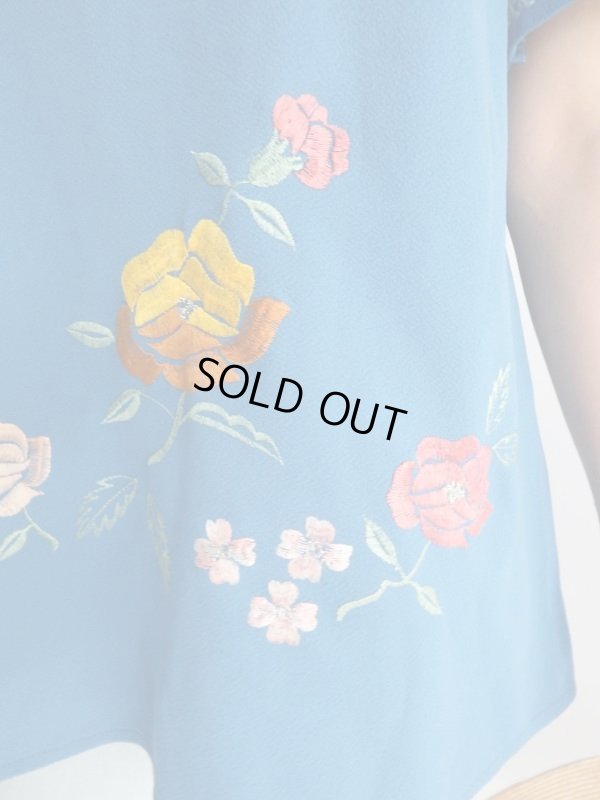 画像9: ★極上可愛いお花刺繍Aライントップス