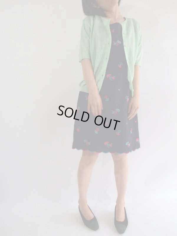 画像5: ★お仕立て品*お花刺繍の裾フリフリワンピ