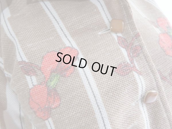 画像7: ★レトロキュートなお花ちゃんストライプワンピ