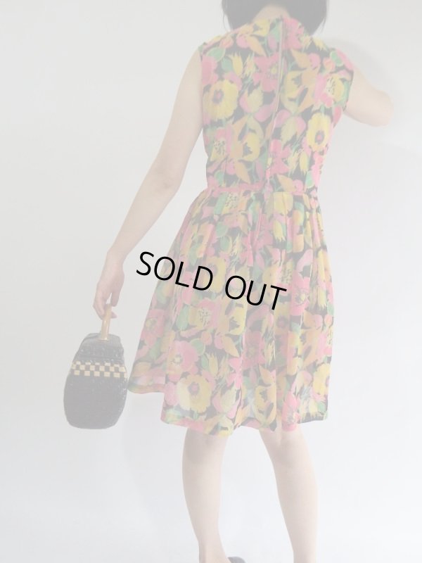画像3: ★お仕立て品*カラフルお花ワンピ