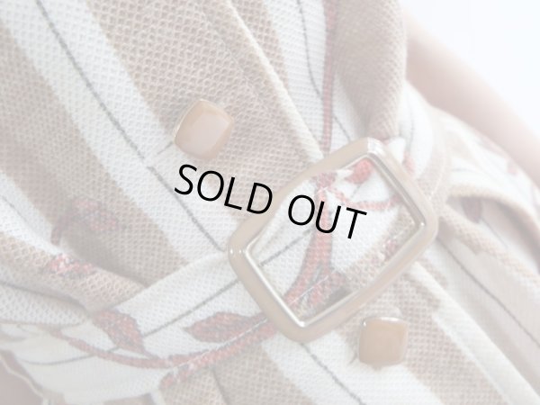 画像8: ★レトロキュートなお花ちゃんストライプワンピ