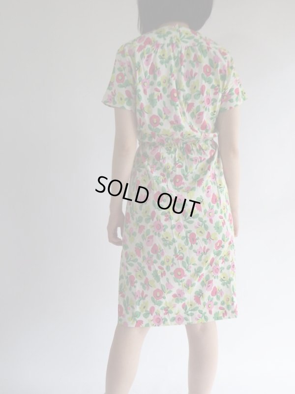 画像3: ★お仕立て品*カラフルお花のコットンワンピ