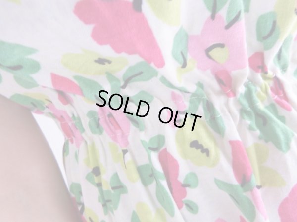 画像7: ★お仕立て品*カラフルお花のコットンワンピ