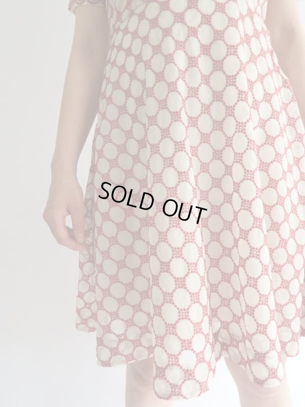 画像9: ★お仕立て品*キュートな刺繍パフスリーブワンピ