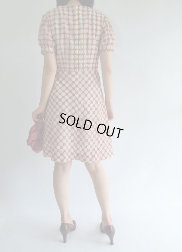 画像4: ★お仕立て品*キュートな刺繍パフスリーブワンピ