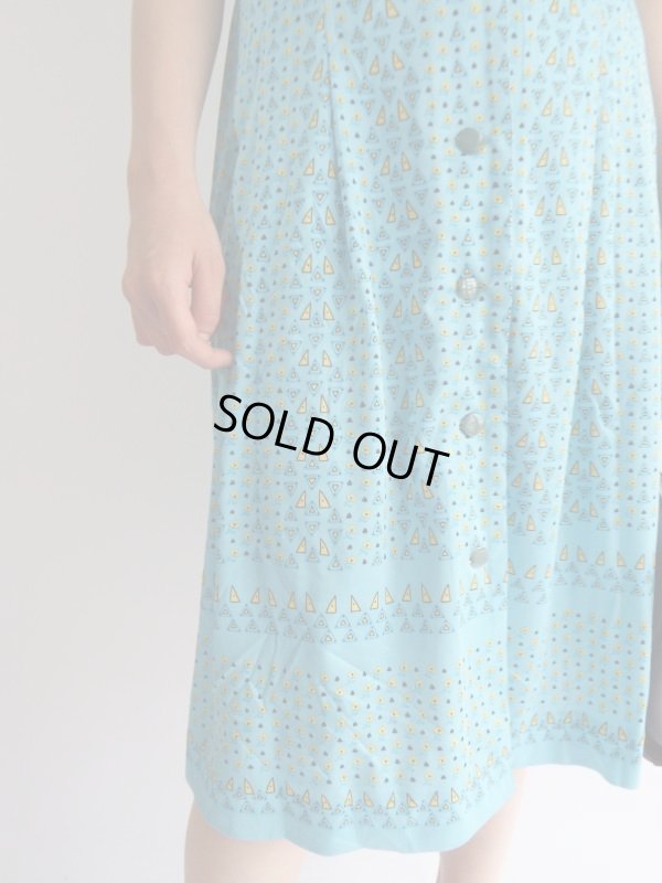 画像7: ★小さなお花と三角柄ワンピ