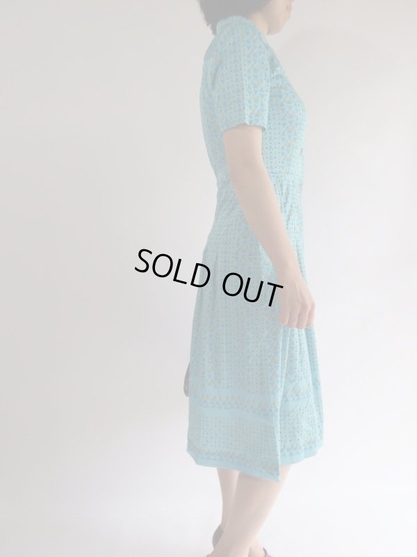 画像3: ★小さなお花と三角柄ワンピ