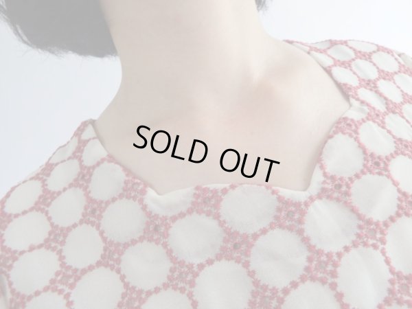 画像5: ★お仕立て品*キュートな刺繍パフスリーブワンピ