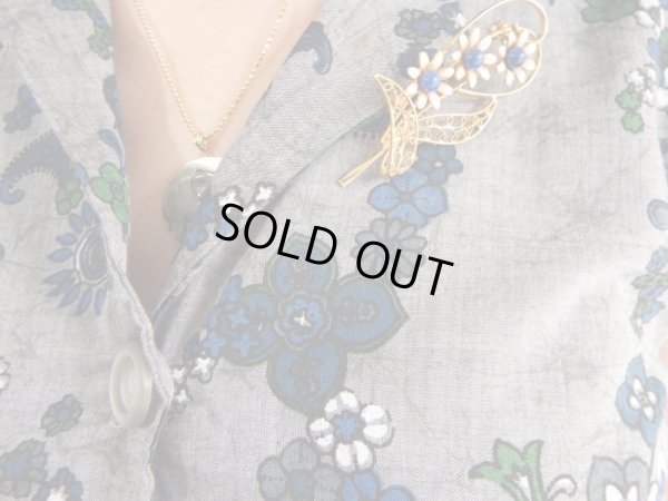 画像7: ★お仕立て品*ペイズリーとお花柄ワンピ