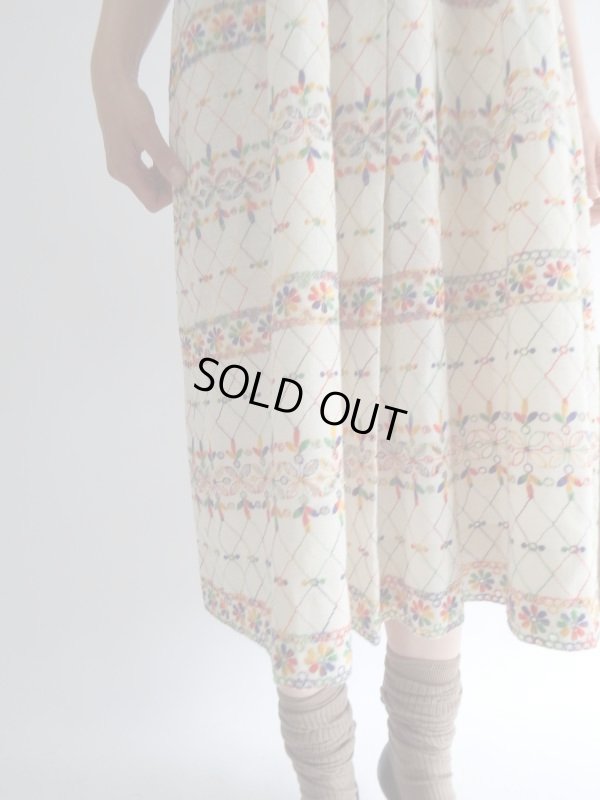 画像6: ★カラフルお花刺繍ワンピ