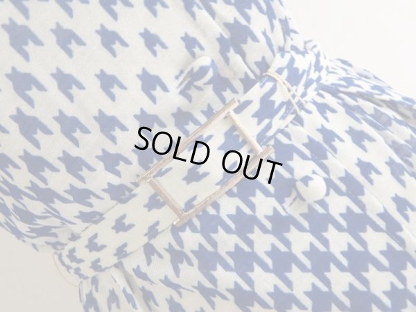 画像5: ★未使用★MICALADY*ブルー×白モダンワンピ