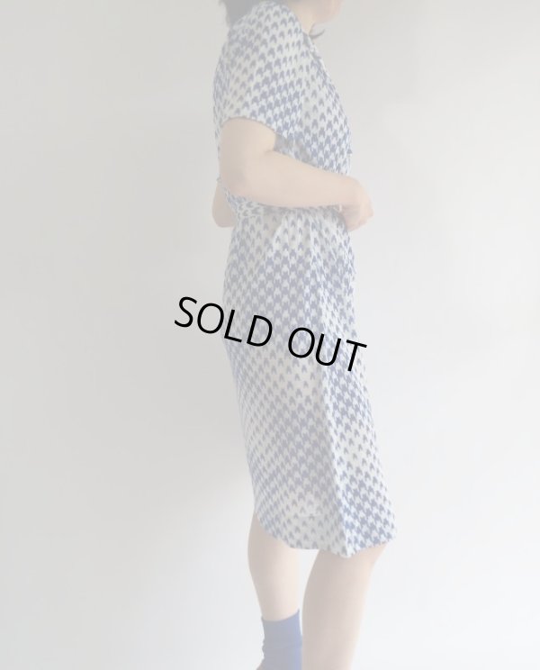 画像3: ★未使用★MICALADY*ブルー×白モダンワンピ