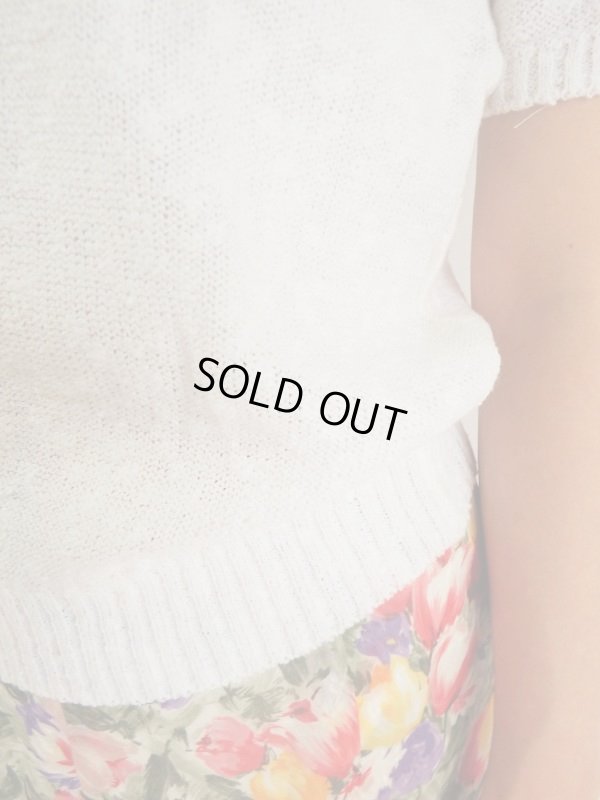 画像6: ★未使用*苺とお花刺繍ニット