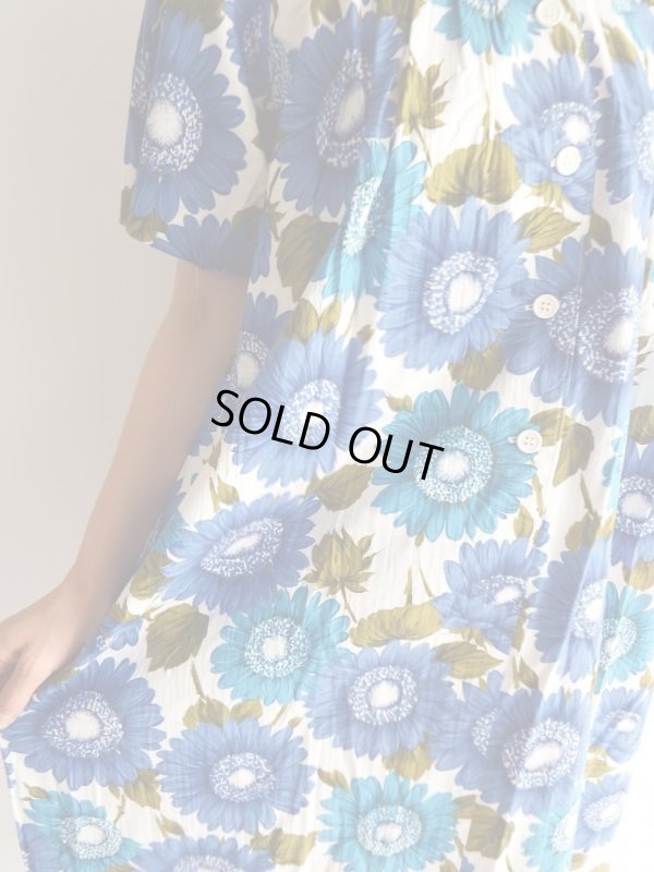 画像6: ★未使用*夏色お花のコットンワンピ
