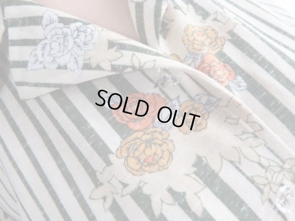 画像5: ★ストライプとお花のレトロワンピ