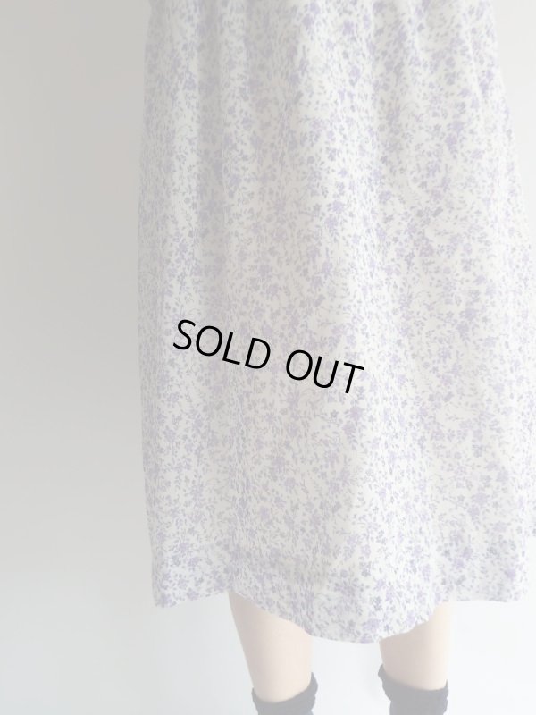 画像8: ★紫の小花柄可憐なワンピ