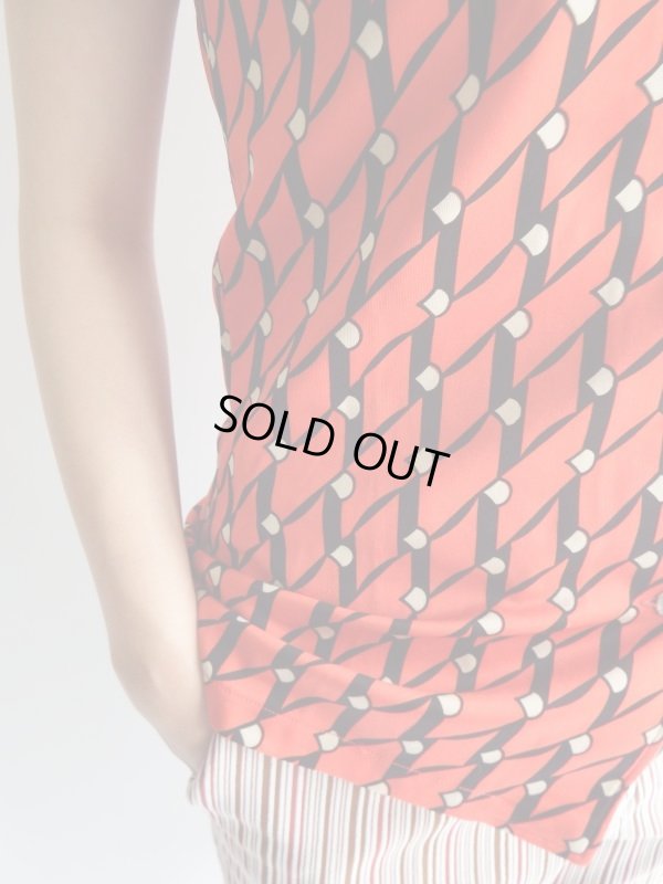 画像6: ★赤×黒モダン柄シャツ