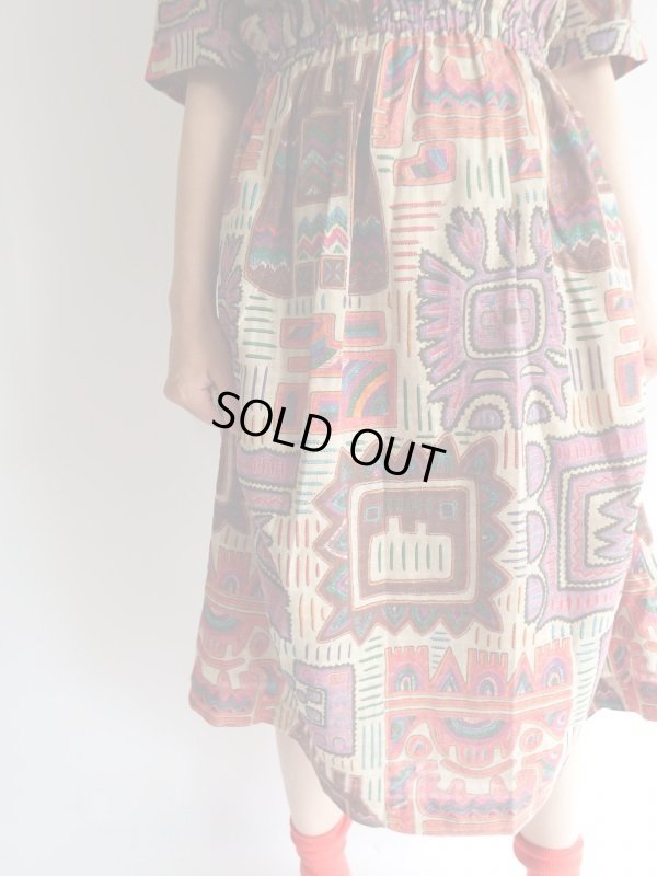 画像8: ★おもしろ柄のレトロワンピ