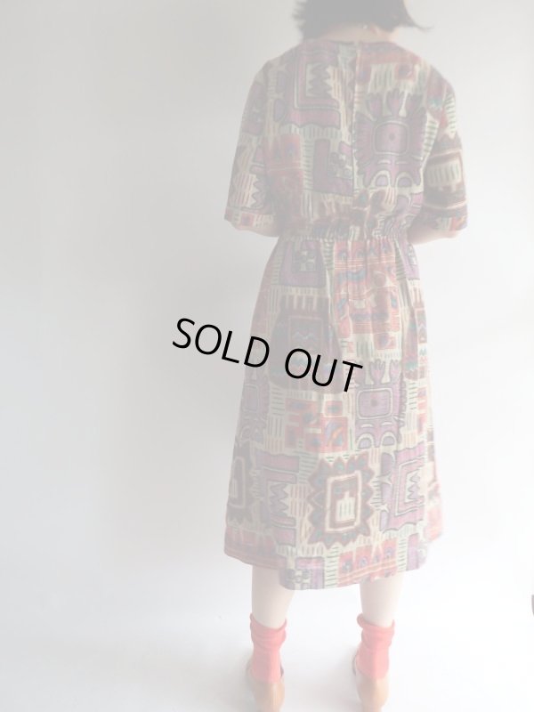 画像3: ★おもしろ柄のレトロワンピ