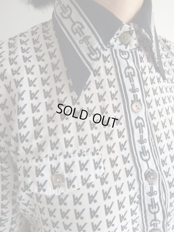 画像6: ★マニッシュモダン柄コットンシャツ