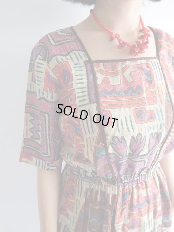 画像5: ★おもしろ柄のレトロワンピ