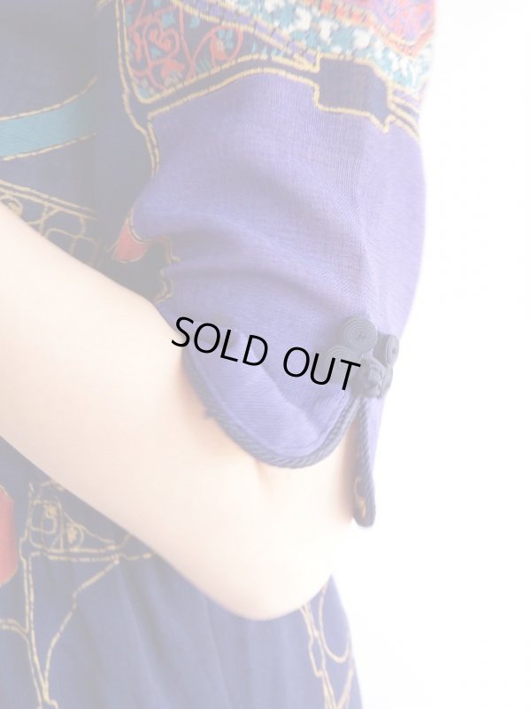 画像10: ★レトロモダンなカッコいい鳥さん柄ワンピ