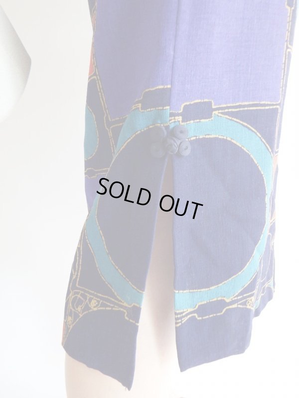 画像7: ★レトロモダンなカッコいい鳥さん柄ワンピ