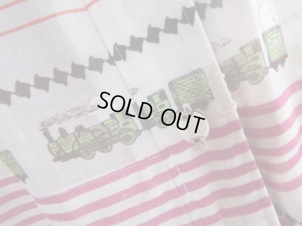 画像8: ★お仕立て品*平隊さんと汽車柄ワンピ