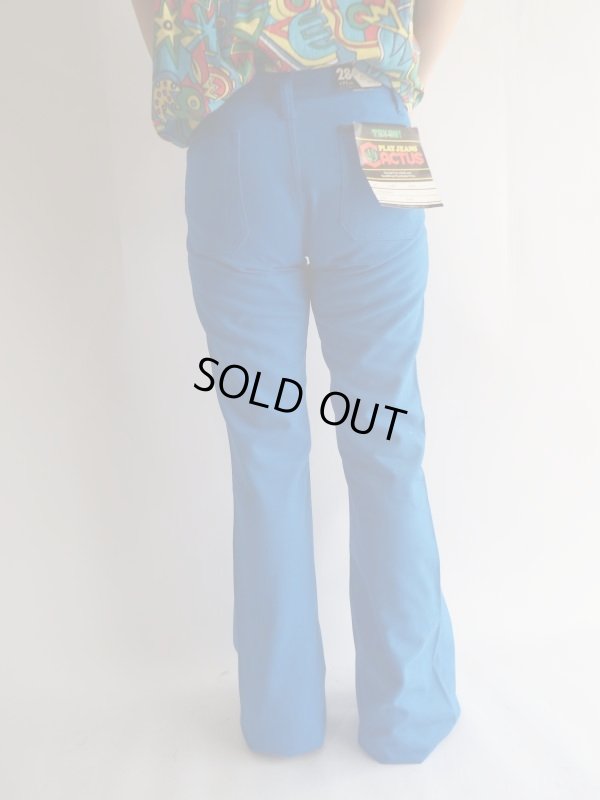 画像4: ★未使用*超カッコいいブルーのvintageカラーパンツ【送料無料】
